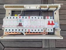 mem memera 2000 consumer unit FUSE board fuseboard 10 way Tested fully loaded