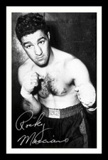 Rocky Marciano Autograph Signed & Framed Photo