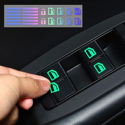 Luminous car window - car, button