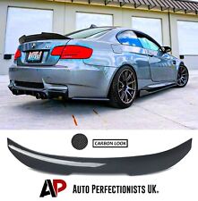 BMW 3 Series Coupe M3 E92 Carbon Fibre High Kick PSM Ducktail Spoiler 2004-2012