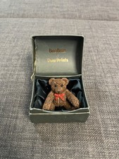 AUSTIN BEAU BEARS PAW PRINTS 1995 COLLECTABLE TEDDY BEAR IN TREASURE CHEST BOX