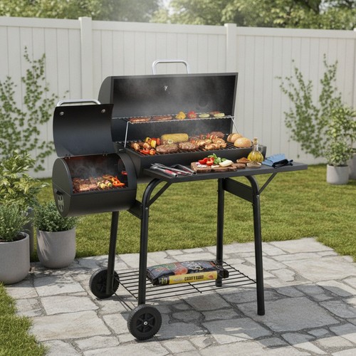 Versatile charcoal bbq grill - bbq,