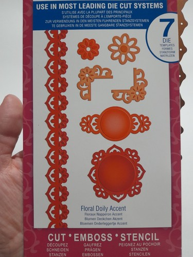 Spellbinders floral doily - spellbinders,