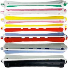 Professional Perm Curling Rods & Rubbers 12 Pack Hairdressing 7 Sizes (6-16mm)