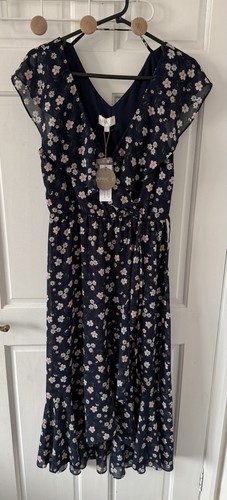 Bnwt apricot navy floral - navy,