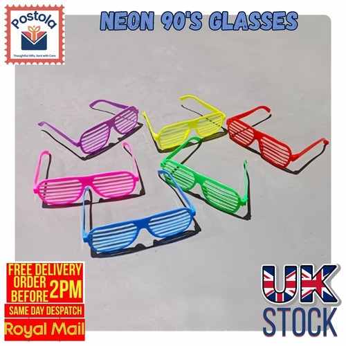 Neon 90s glasses - 90s, shutter