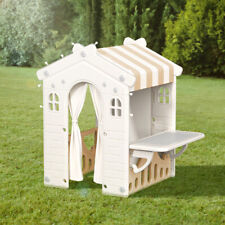 Children Playhouse Children Outdoor Garden Wendy House Boys Girls Play Tent Kids