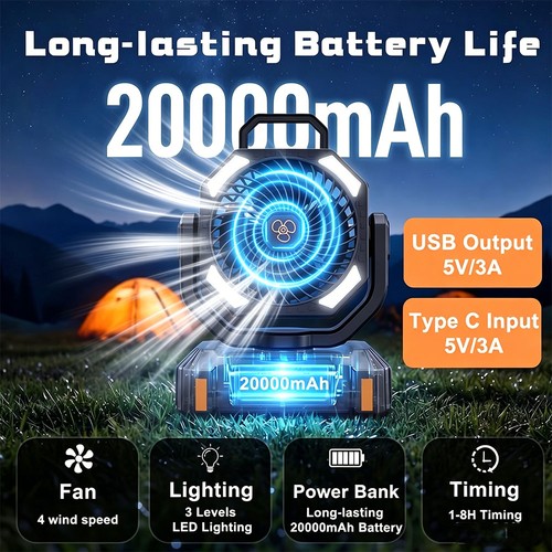 20000mah camping - 💕20000mah,
