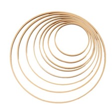 10Pcs Wooden Bamboo Floral