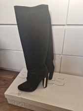 Topshop Genuine Suede Knee