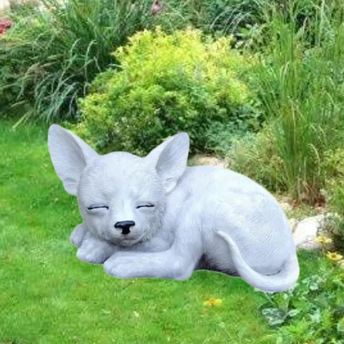 Lying fox ornament - lying,