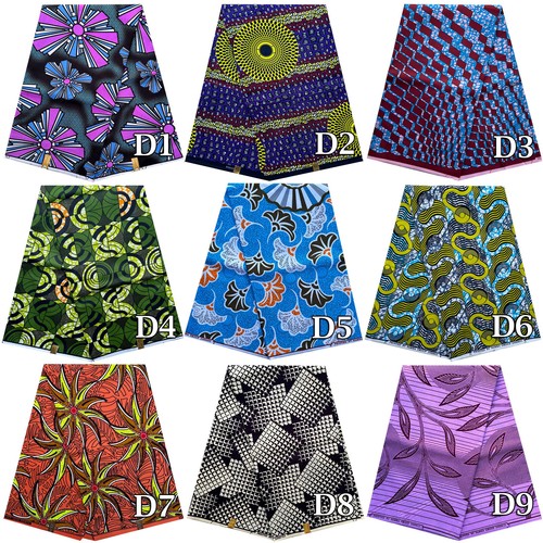 African polycotton wax print - african,