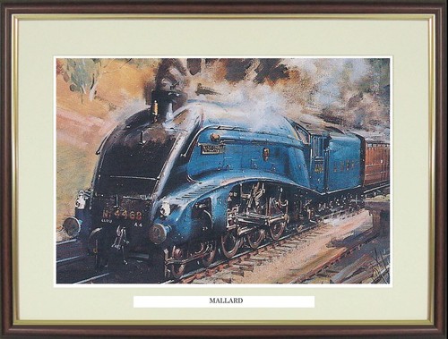 Mallard steam engine train - mallard, engine/train