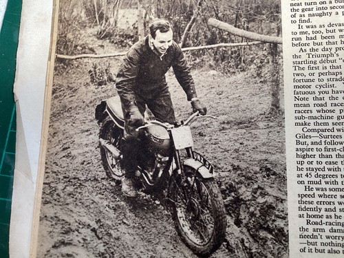 John surtees triumph tiger cub - surtees,