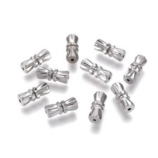 Screw Barrel Clasps - Silver