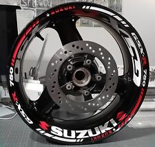 Suzuki GSXR Rim Tape wheel stickers, GSXR 600 GSXR 750 GSXR 1000 GSR BANDIT BUSA