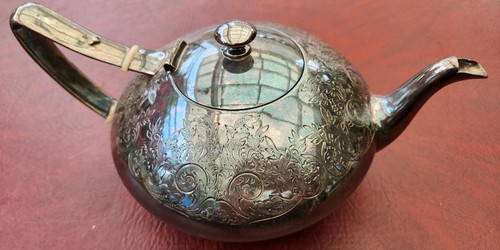 Vtg antique silver plated - silver,
