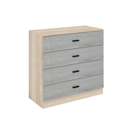 Modern oak drawer chest wide - oak,