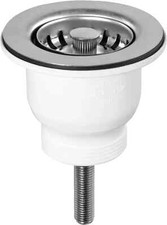 Mcalpine 85mm Chrome Belfast Sink Basket Strainer Waste Kit MBSWSS85-90