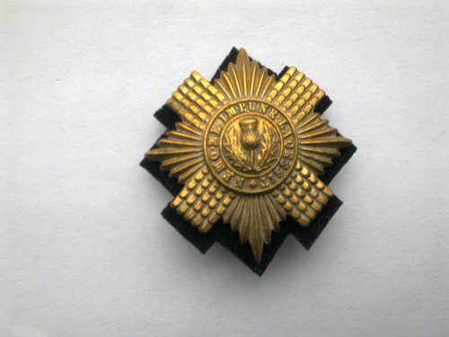 Scottish military cap - scottish, badge