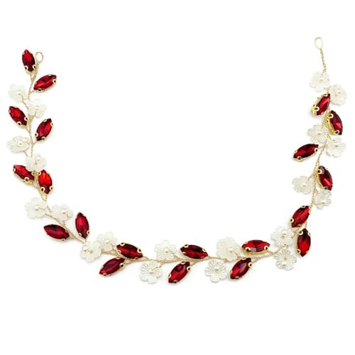 Bridal crystal flower - ,