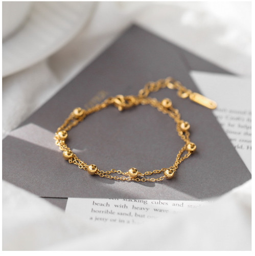 18ct gold plated double - 18ct, layer