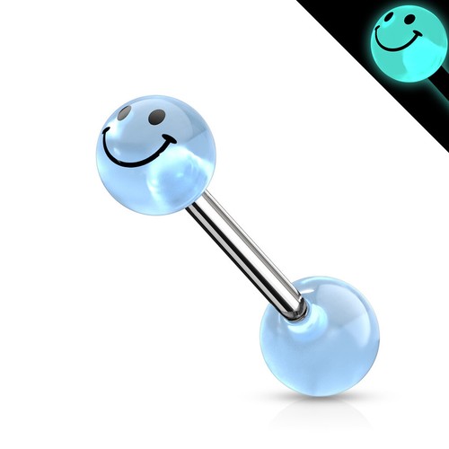 Smile face print glow - smile, in