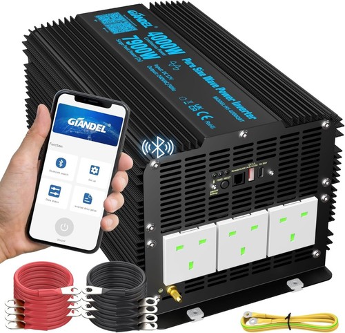 4000w 12v 240v pure sine - 4000w,