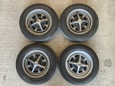 4 x MG MIDGET ROSTYLE WHEELS