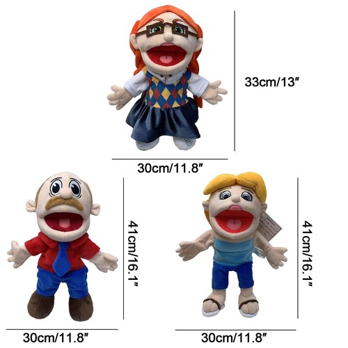 Jeffys dad hand puppet plush - dad,