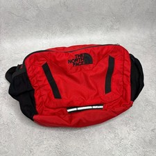 THE NORTH FACE Red Waist Bag Lumbar Fanny Pack Mountain Biker w/Adjustable Strap