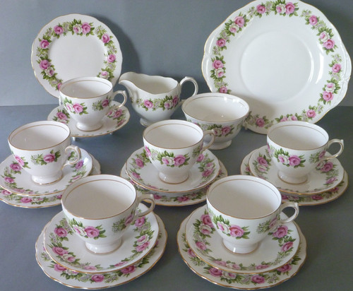 Colclough enchantment tea set - tea,