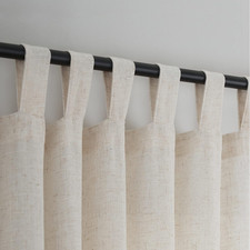 Natural Linen Semi Sheer
