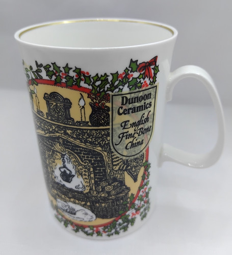 Dunoon fine bone china mug - bone,