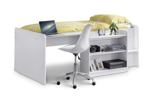 Loft wood white single - wood,,