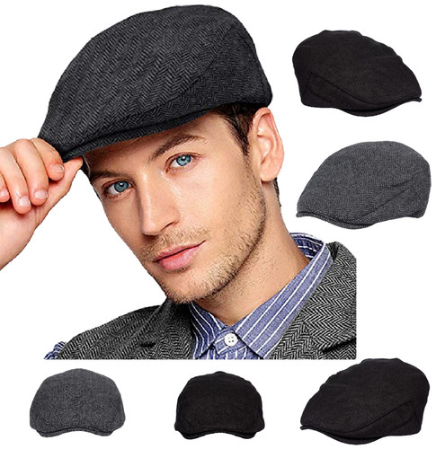 Mens flat cap gatsby - gatsby, tweed