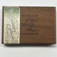 Wills Whiffs Wooden Cigar Box