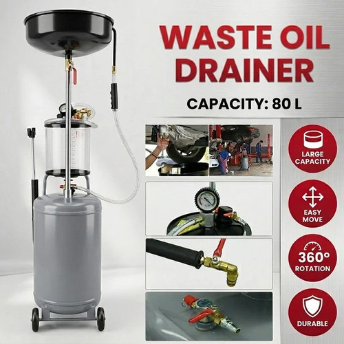 80l waste oil drainer - oil, tank