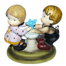 Vintage Ceramic Figurine Boy &