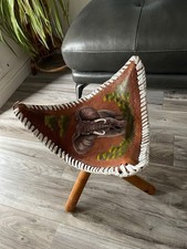 Vintage Handmade Leather Tri