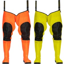 PROS Waterproof Reinforced Knees Hunting Fishing Industrial Waders Safety Boots