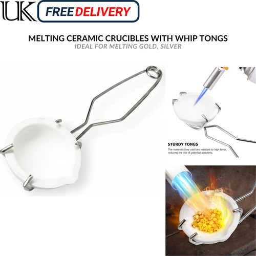 Ceramic crucible set - set, 100g