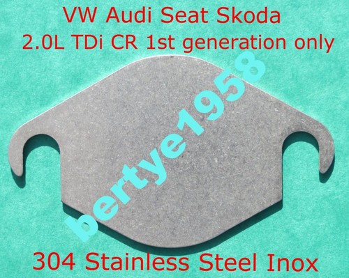 Egr valve block plate tdi - egr,