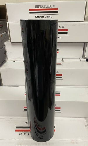 Black glossy vinyl - glossy, 50