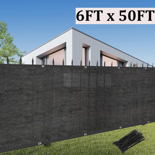 Black fence privacy - black,