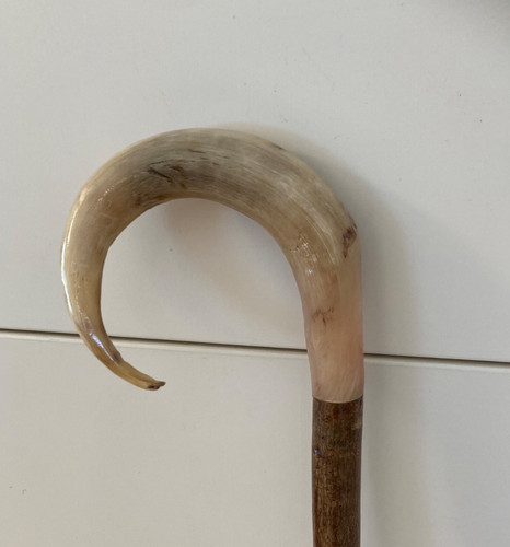 Rams horn crook handle - rams,