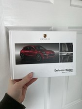 Porsche 2015 Exclusive Macan Collectible Brochure Hard Cover Edition