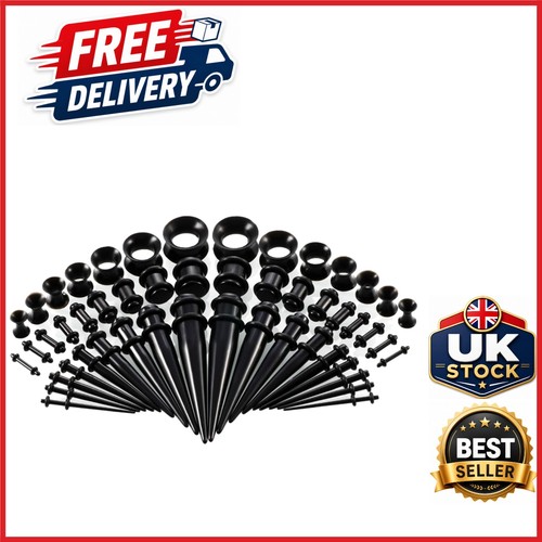Black ear stretching kit - ear,