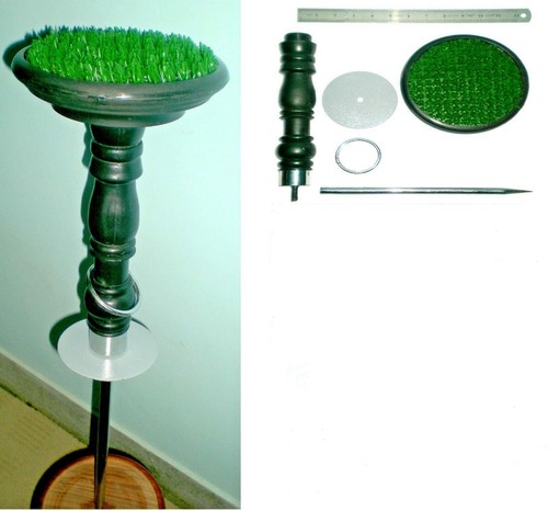 Falconry block perch - block,