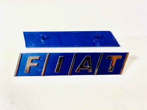 Frieze fiat blue writing - fiat,